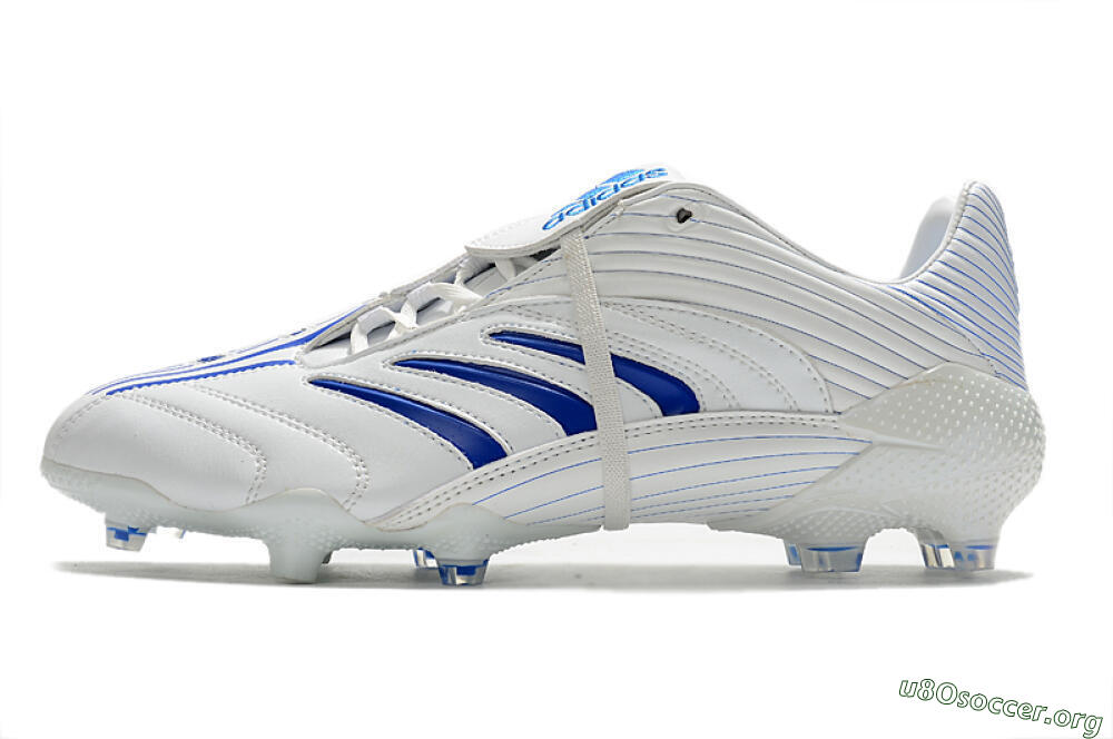Adidas Predator Absolute 20 FG Football Boots - White/Blue 3