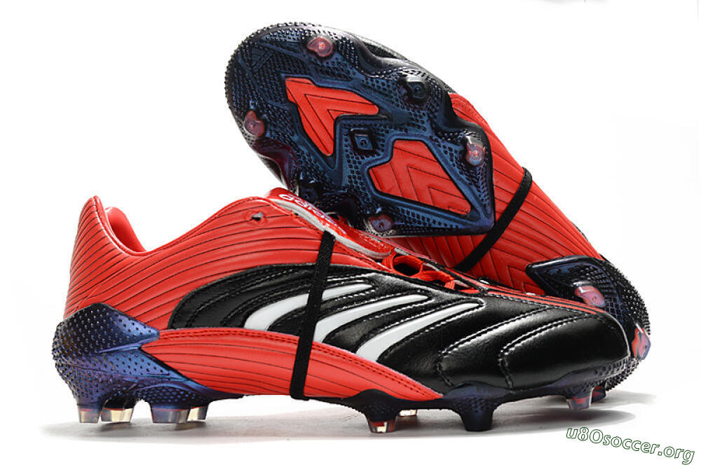 Adidas Predator Absolute 20 FG Football Boots - Black/Red/White 2