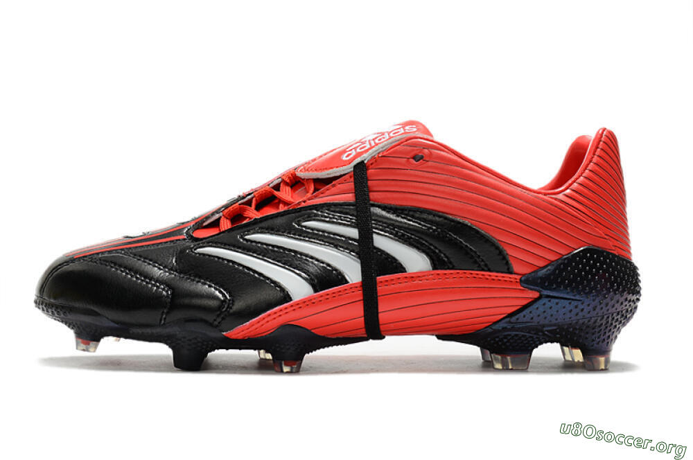 Adidas Predator Absolute 20 FG Football Boots - Black/Red/White 3