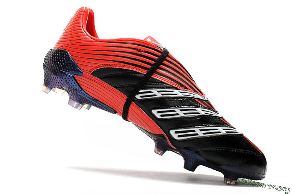 Adidas Predator Absolute 20 FG Football Boots - Black/Red/White 4