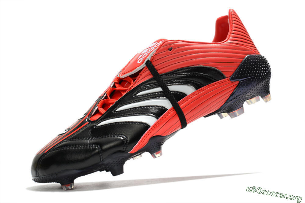 Adidas Predator Absolute 20 FG Football Boots - Black/Red/White 5