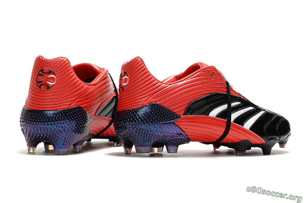 Adidas Predator Absolute 20 FG Football Boots - Black/Red/White 6
