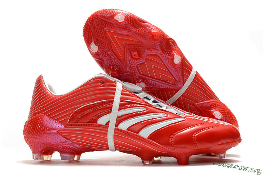 Adidas Predator Absolute 20 FG Football Boots - Red/White 2