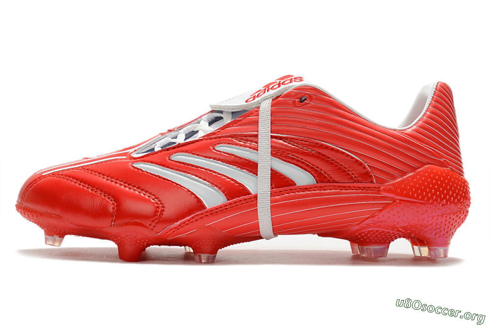 Adidas Predator Absolute 20 FG Football Boots - Red/White 3