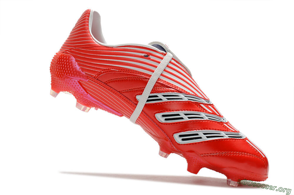 Adidas Predator Absolute 20 FG Football Boots - Red/White 4