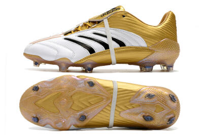Adidas Predator Absolute 20 FG Football Boots - White/Gold/Black