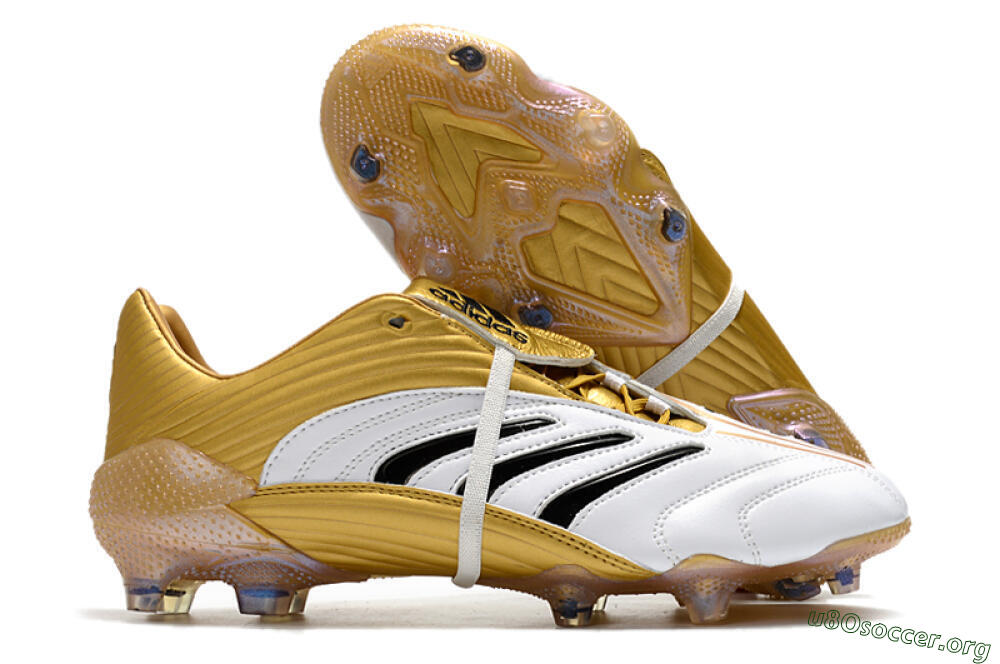 Adidas Predator Absolute 20 FG Football Boots - White/Gold/Black 2