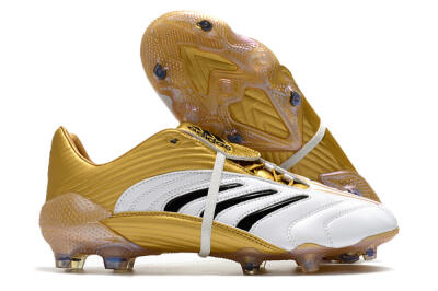 Adidas Predator Absolute 20 FG Football Boots - White/Gold/Black