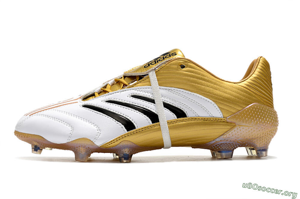 Adidas Predator Absolute 20 FG Football Boots - White/Gold/Black 3