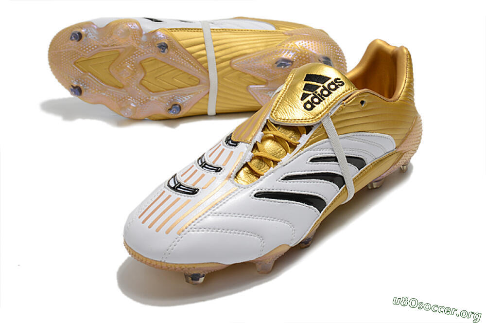 Adidas Predator Absolute 20 FG Football Boots - White/Gold/Black 0