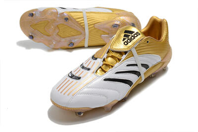 Adidas Predator Absolute 20 FG Football Boots - White/Gold/Black