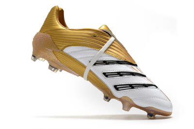Adidas Predator Absolute 20 FG Football Boots - White/Gold/Black