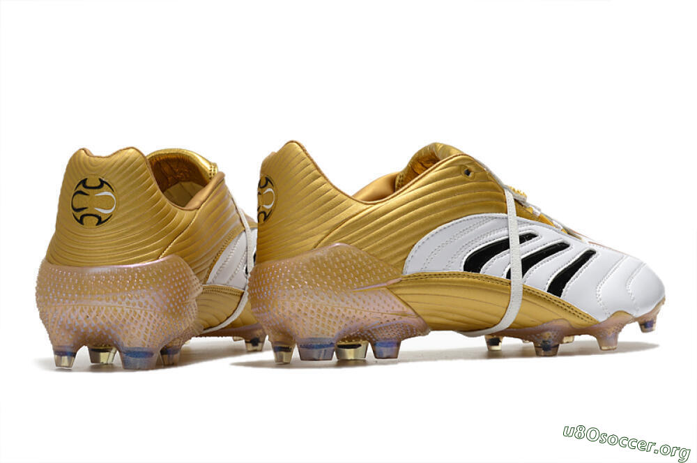 Adidas Predator Absolute 20 FG Football Boots - White/Gold/Black 6