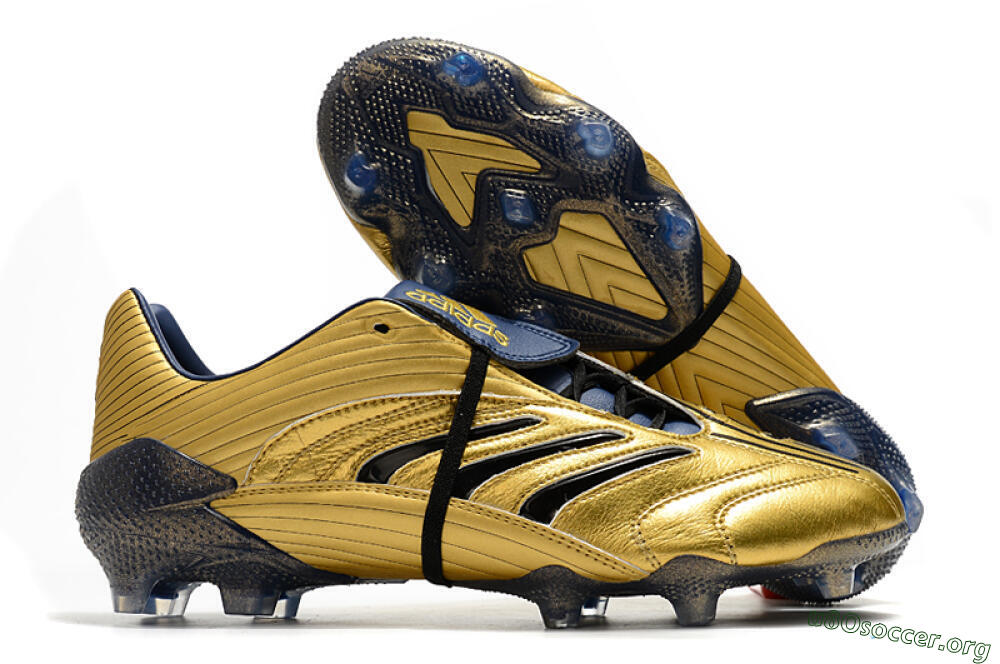 Adidas Predator Absolute 20 FG Football Boots - Gold/Black/Blue 2