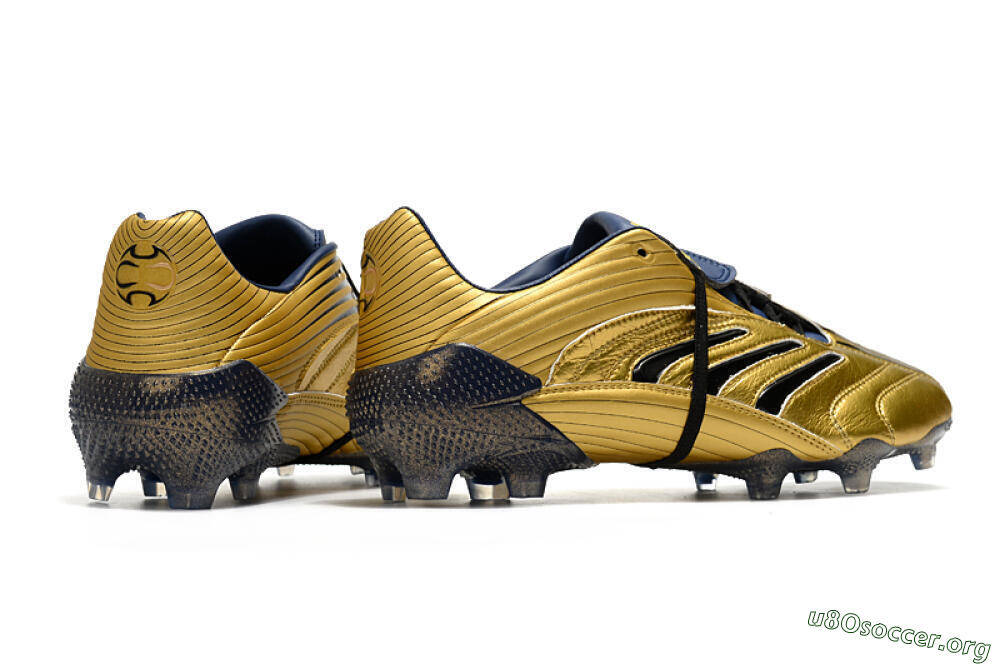 Adidas Predator Absolute 20 FG Football Boots - Gold/Black/Blue 6