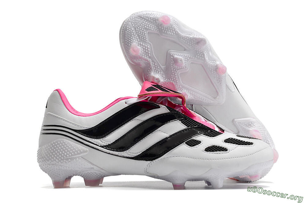Adidas Predator Precision Archive Pack FG Football Boots - White/Black/Pink 2