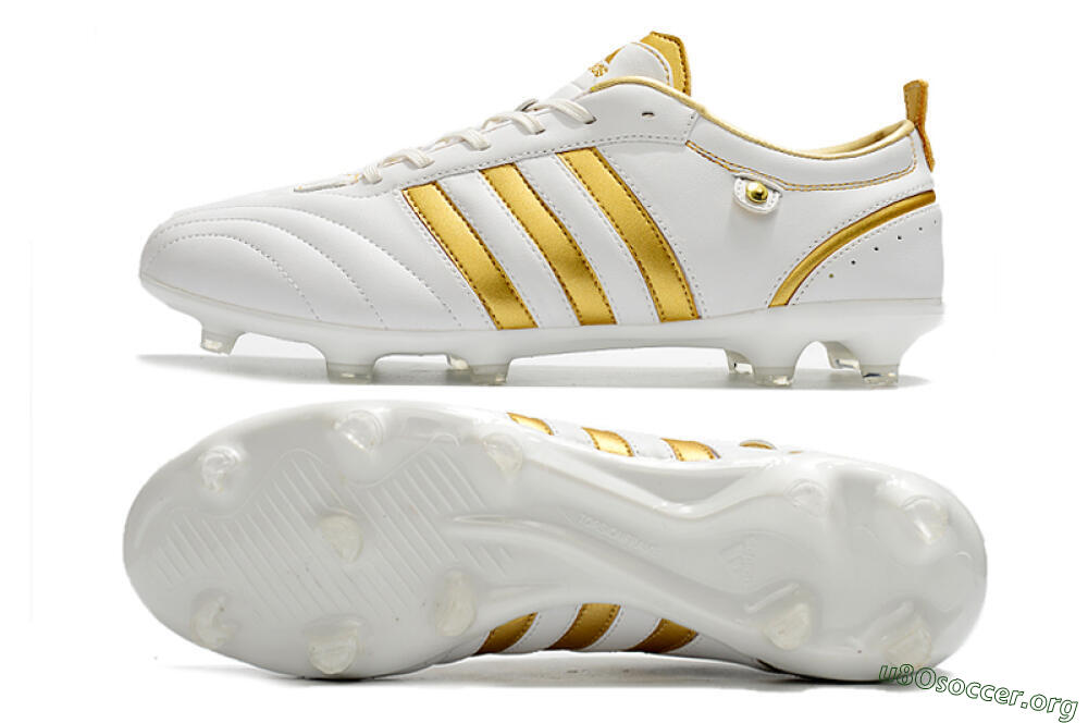 Adidas Adipure FG Football Boots - White/Gold 1