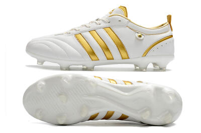 Adidas Adipure FG Football Boots - White/Gold