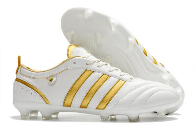 Adidas Adipure FG Football Boots - White/Gold