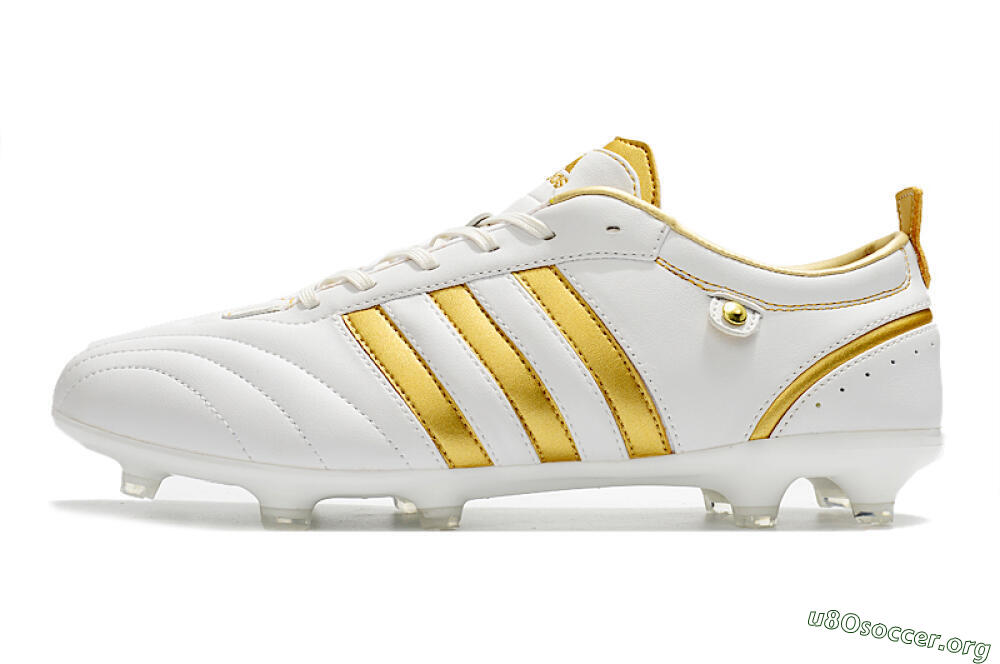 Adidas Adipure FG Football Boots - White/Gold 3