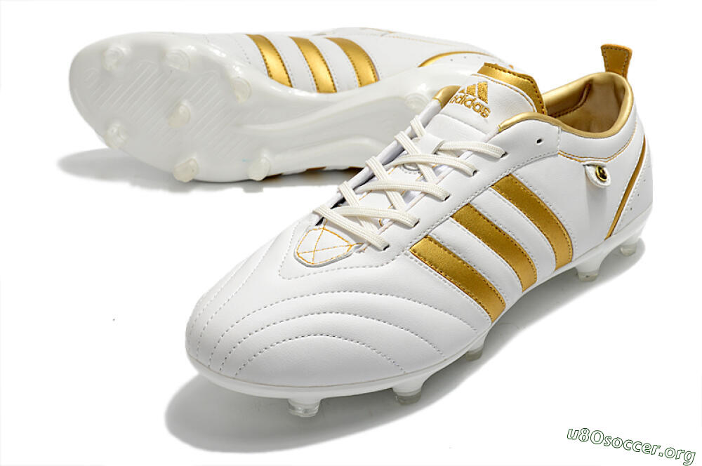 Adidas Adipure FG Football Boots - White/Gold 0