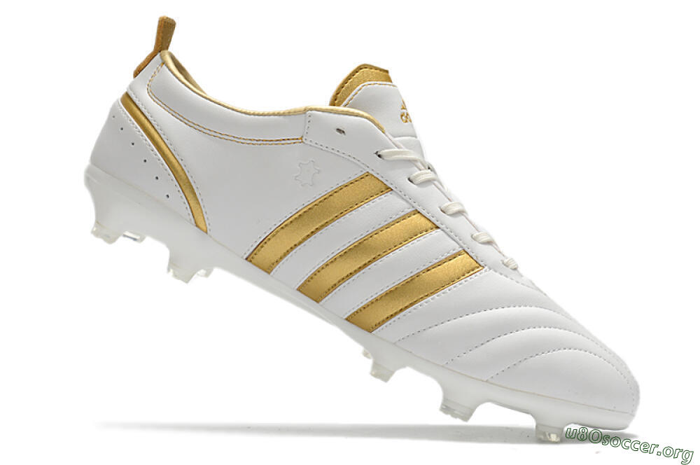 Adidas Adipure FG Football Boots - White/Gold 4