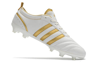 Adidas Adipure FG Football Boots - White/Gold