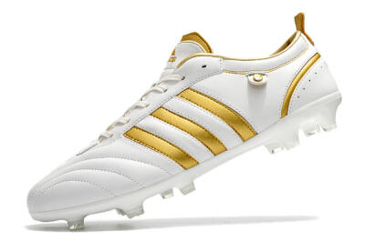 Adidas Adipure FG Football Boots - White/Gold