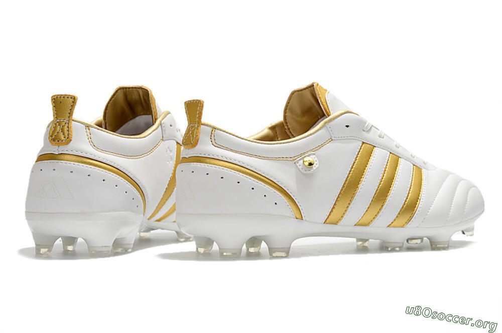 Adidas Adipure FG Football Boots - White/Gold 6