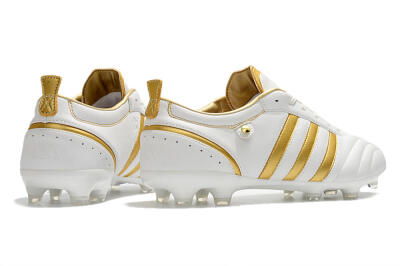 Adidas Adipure FG Football Boots - White/Gold