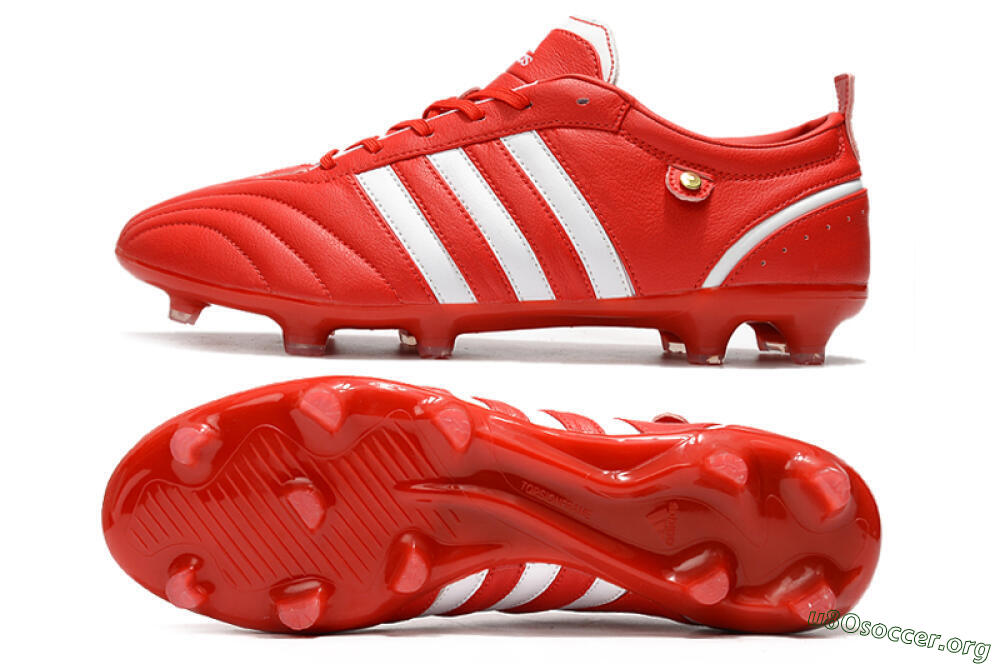 Adidas Adipure FG Football Boots - Red/White 1