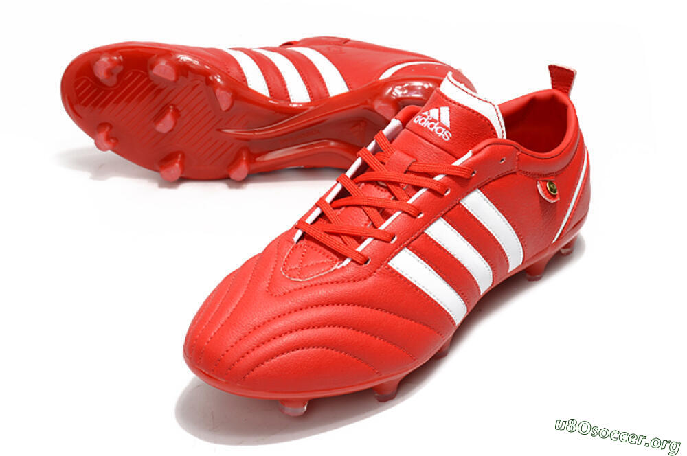 Adidas Adipure FG Football Boots - Red/White 0