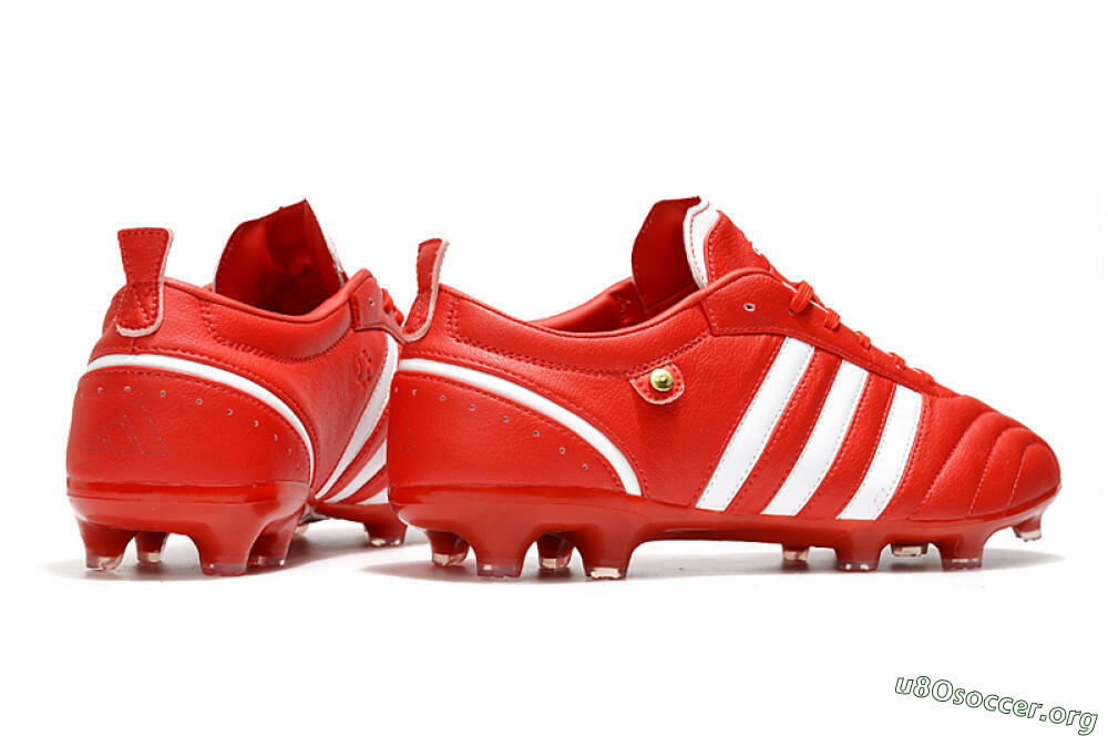 Adidas Adipure FG Football Boots - Red/White 5