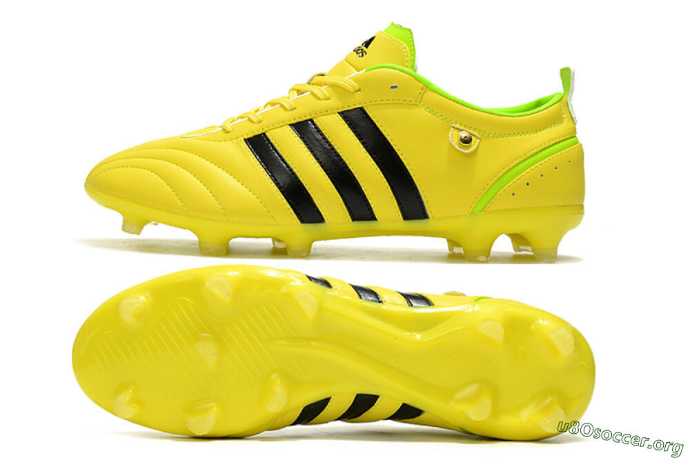Adidas Adipure FG Football Boots - Yellow/Black 1