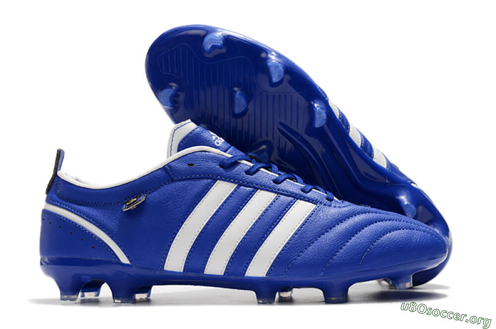 Adidas Adipure FG Football Boots - Blue/White 2