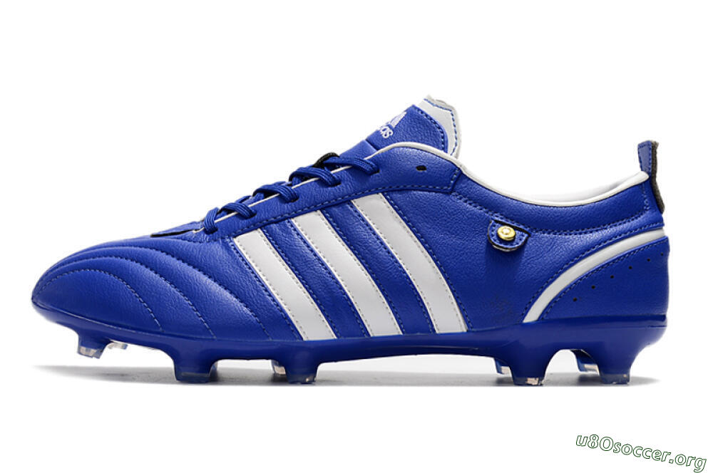 Adidas Adipure FG Football Boots - Blue/White 3