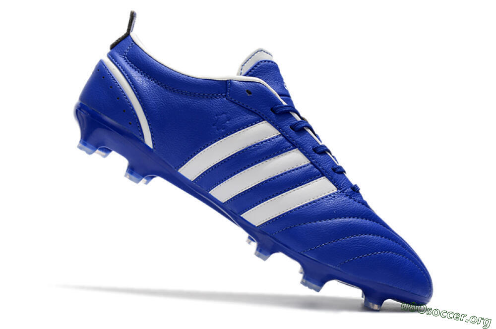 Adidas Adipure FG Football Boots - Blue/White 4