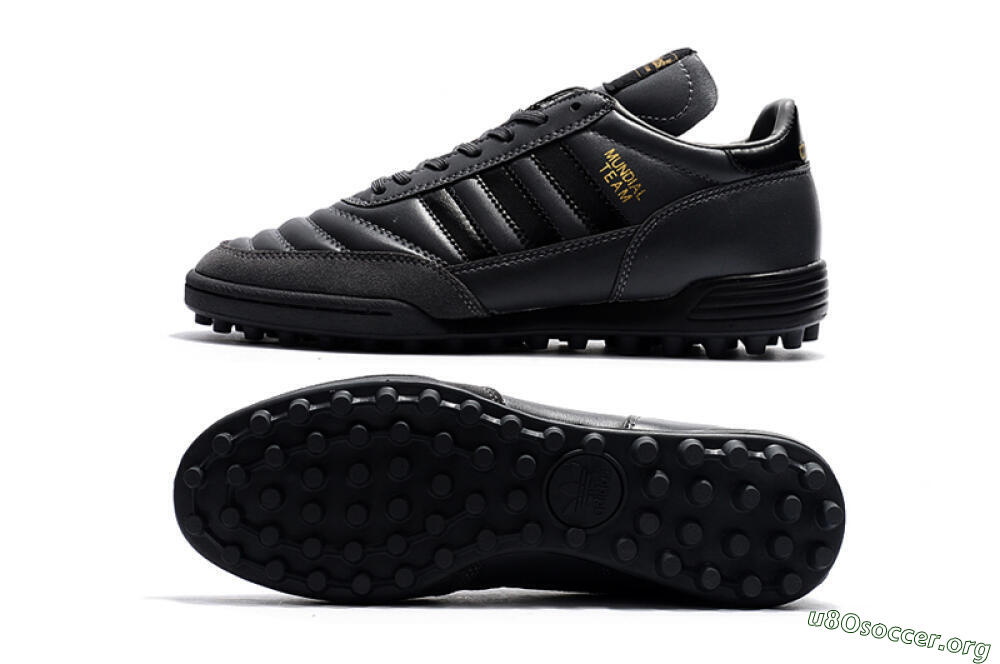 Adidas Copa Mundial Team Astro TF Football Shoes - Black/Gold 1