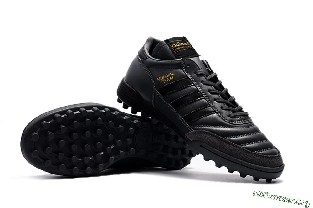 Adidas Copa Mundial Team Astro TF Football Shoes - Black/Gold 4
