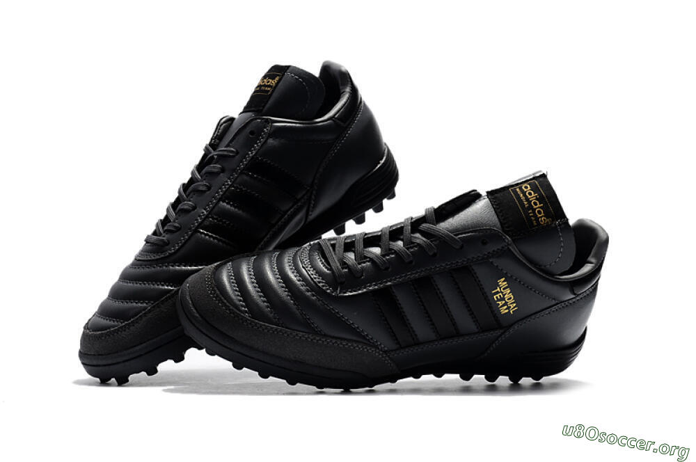 Adidas Copa Mundial Team Astro TF Football Shoes - Black/Gold 6