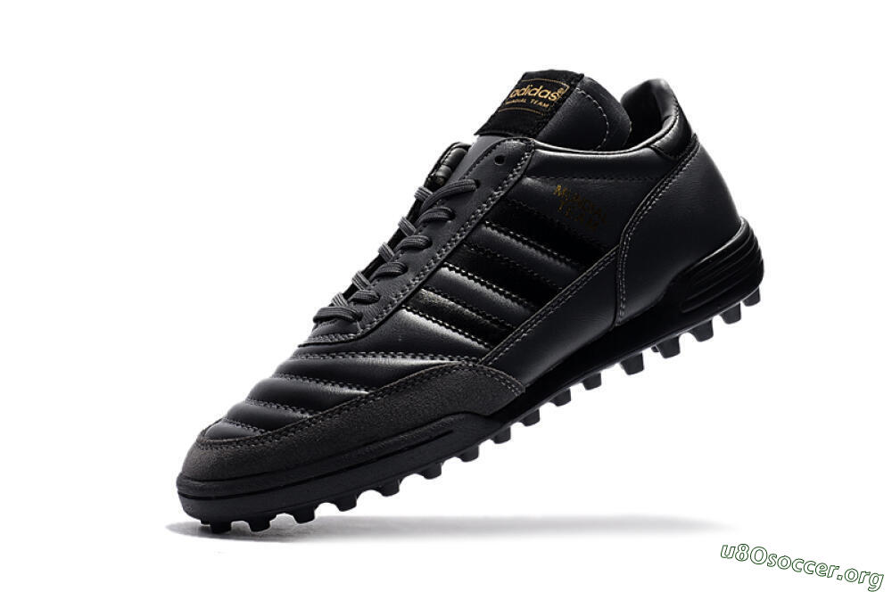 Adidas Copa Mundial Team Astro TF Football Shoes - Black/Gold 8