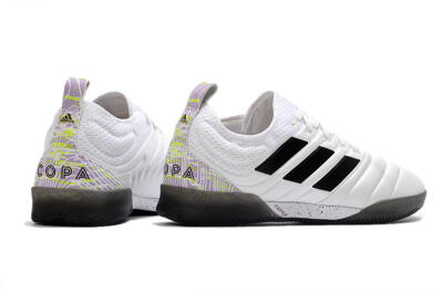 Adidas Copa Tango 20.1 IC Football Shoes - White/Black/Purple