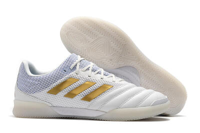 Adidas Copa Tango 20.1 IC Football Shoes - White/Gold/Blue