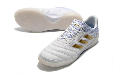 Adidas Copa Tango 20.1 IC Football Shoes - White/Gold/Blue