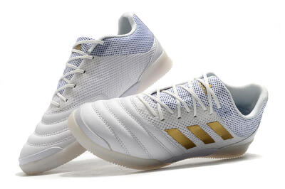 Adidas Copa Tango 20.1 IC Football Shoes - White/Gold/Blue
