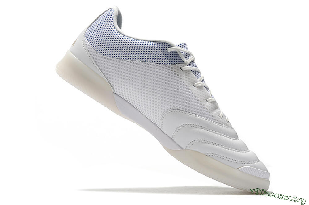 Adidas Copa Tango 20.1 IC Football Shoes - White/Gold/Blue 7