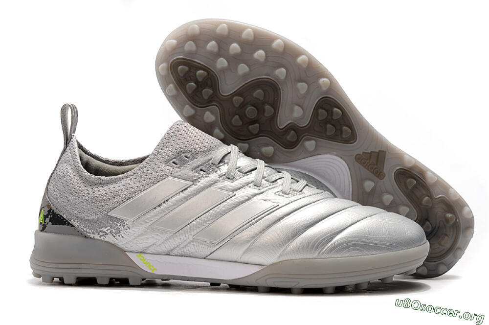 Adidas Copa Tango 20.1 TF Football Shoes - Silver/Black 2
