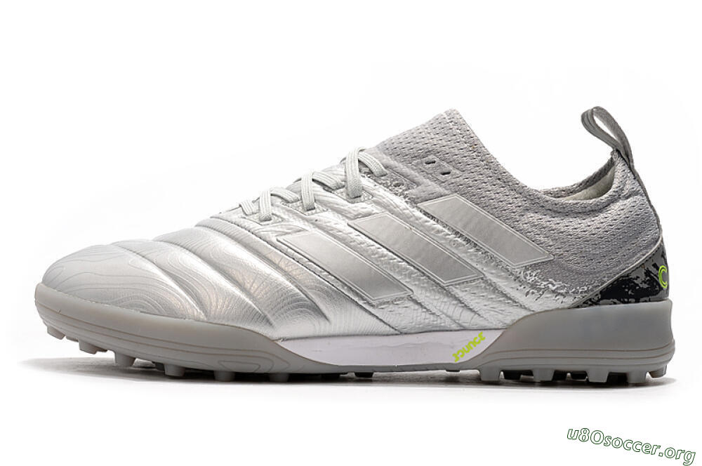 Adidas Copa Tango 20.1 TF Football Shoes - Silver/Black 3