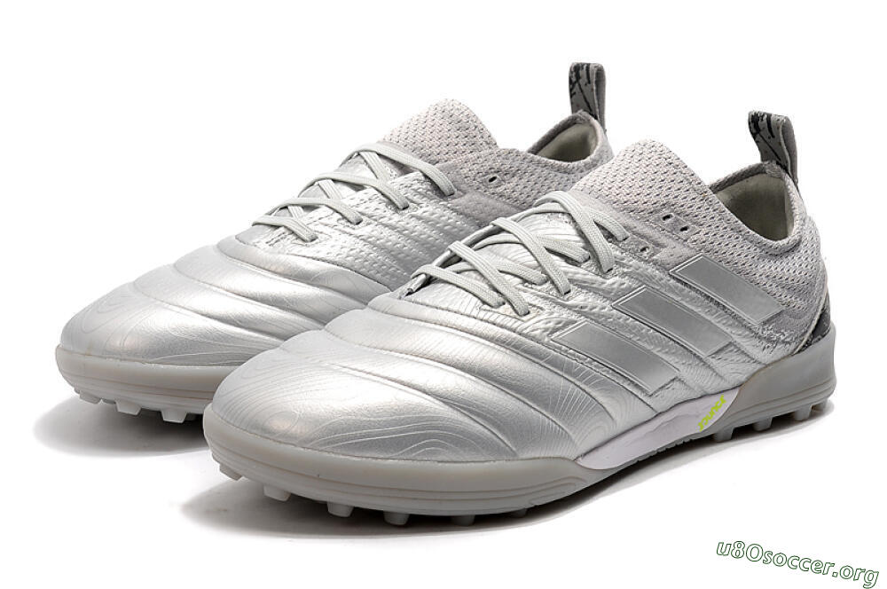 Adidas Copa Tango 20.1 TF Football Shoes - Silver/Black 5