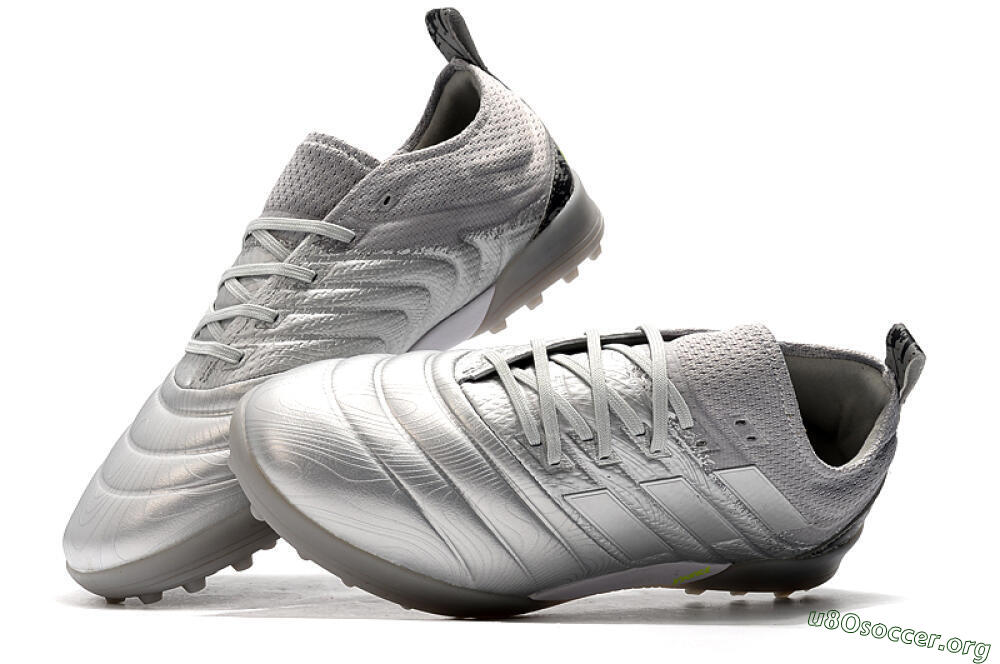 Adidas Copa Tango 20.1 TF Football Shoes - Silver/Black 6